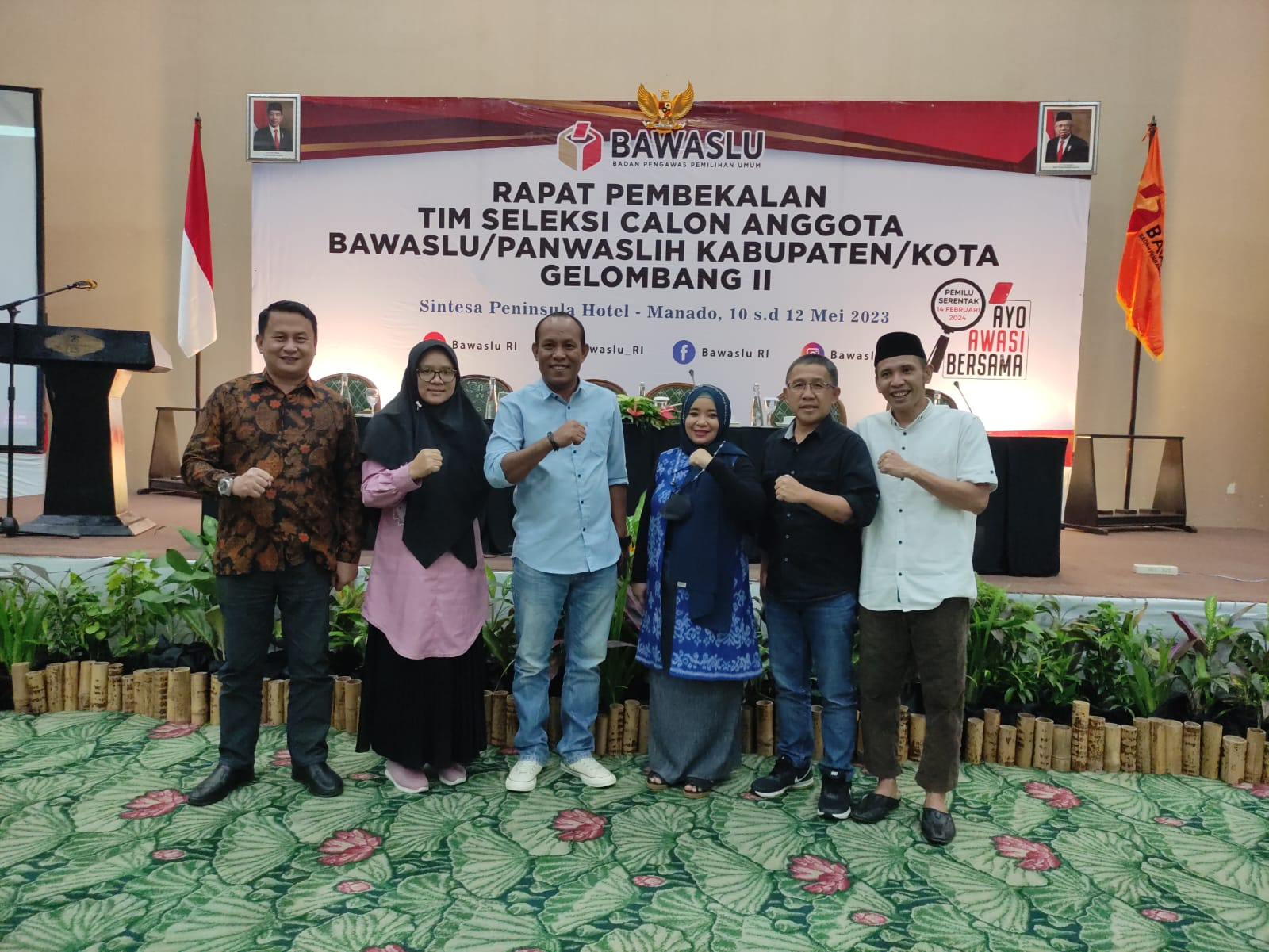 Kepala Sekretariat bersama Timsel Bawaslu Kabupaten/Kota Ikuti Rapat Pembekalan