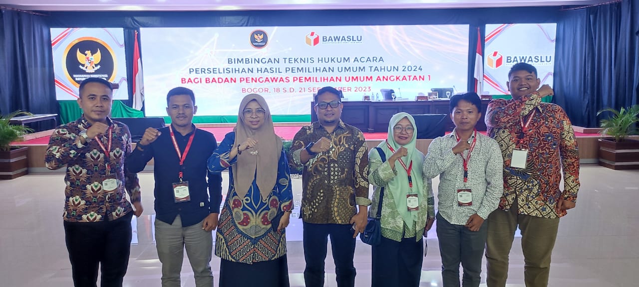 Bawaslu Provinsi Gorontalo Menghadiri Agenda Bawaslu RI