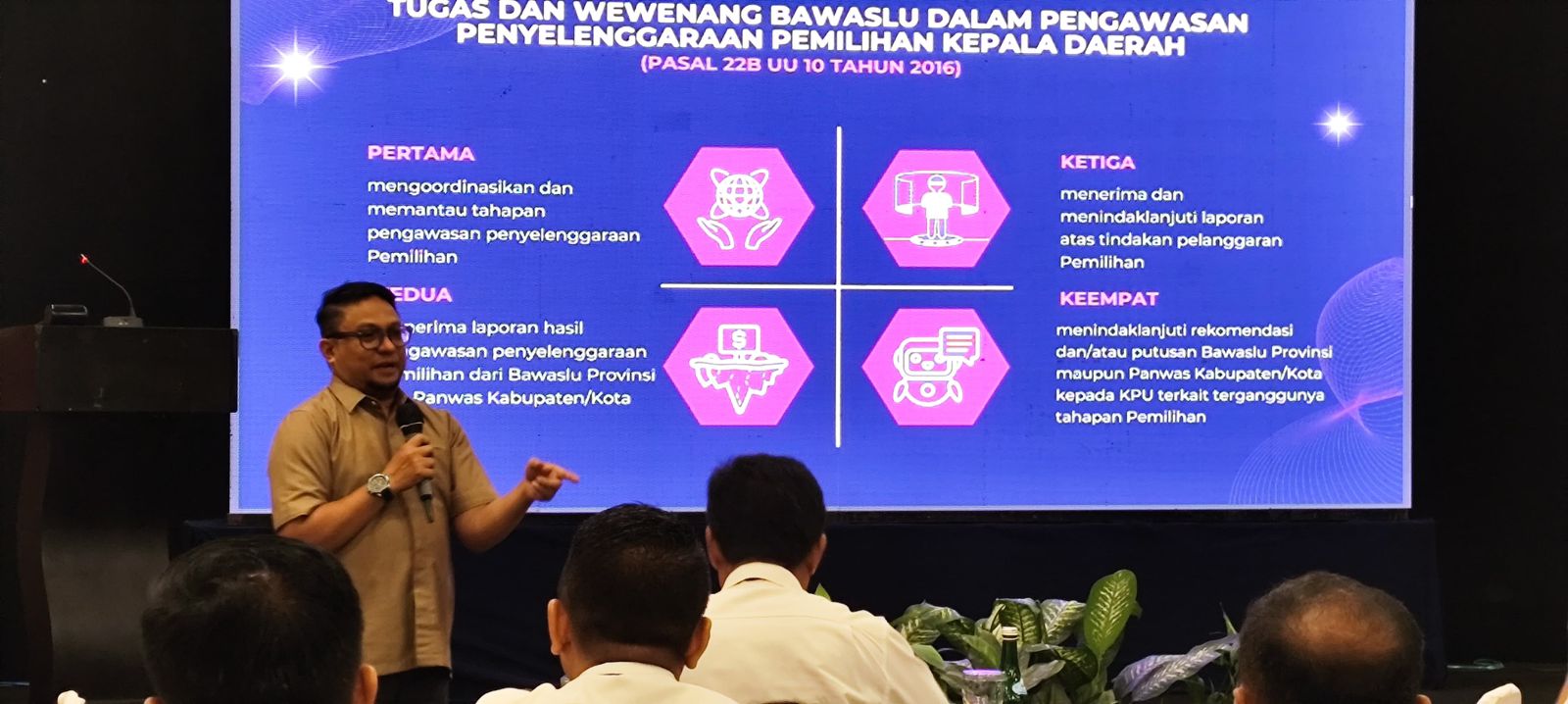 Ketua Bawaslu Provinsi Gorontalo Jelaskan Peran Bawaslu Pada Pilkada Serentak Tahun 2024