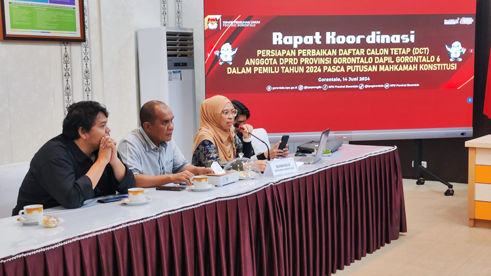 Rapat Persiapan PSU di Dapil 6 gorontalo. Ini kata bawaslu...