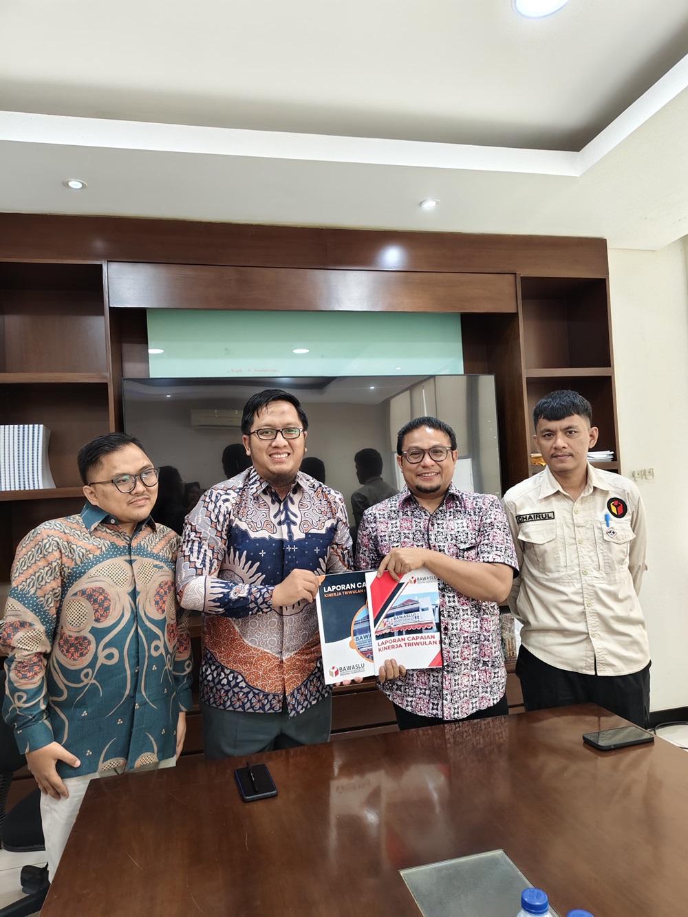 Bawaslu Provinsi Gorontalo Sampaikan Laporan Monitoring Kinerja Triwulan I dan II di Biro Perencanaan Bawaslu RI