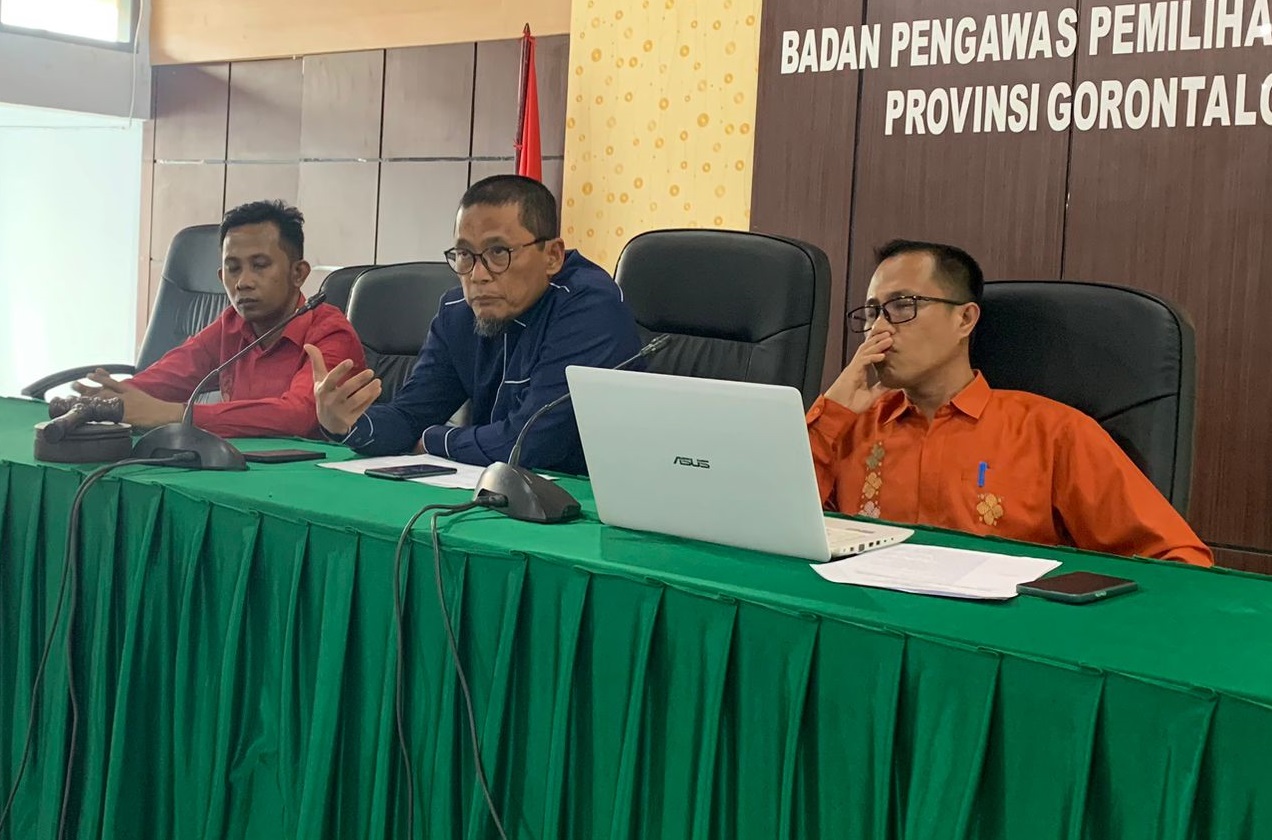 Bawaslu Provinsi Gorontalo Ikuti Tahapan Penilaian Monev Keterbukaan Informasi Publik