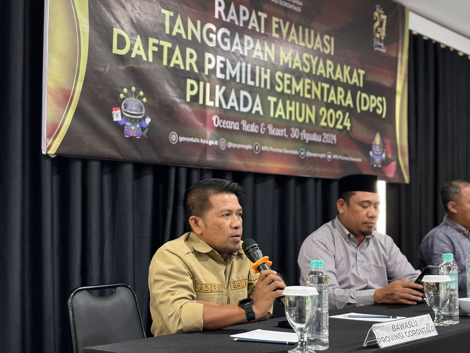 Fadjri Sampaikan Identifikasi Kerawanan Pasca Penetapan DPS dalam Rapat Evaluasi