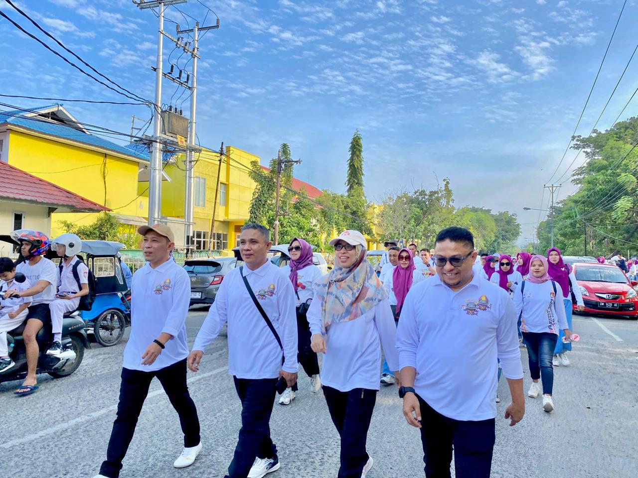 Bawaslu Provinsi Gorontalo Hadiri Kegiatan Jalan Sehat "Merdeka Memilih" untuk Tingkatkan Partisipasi Pemilih