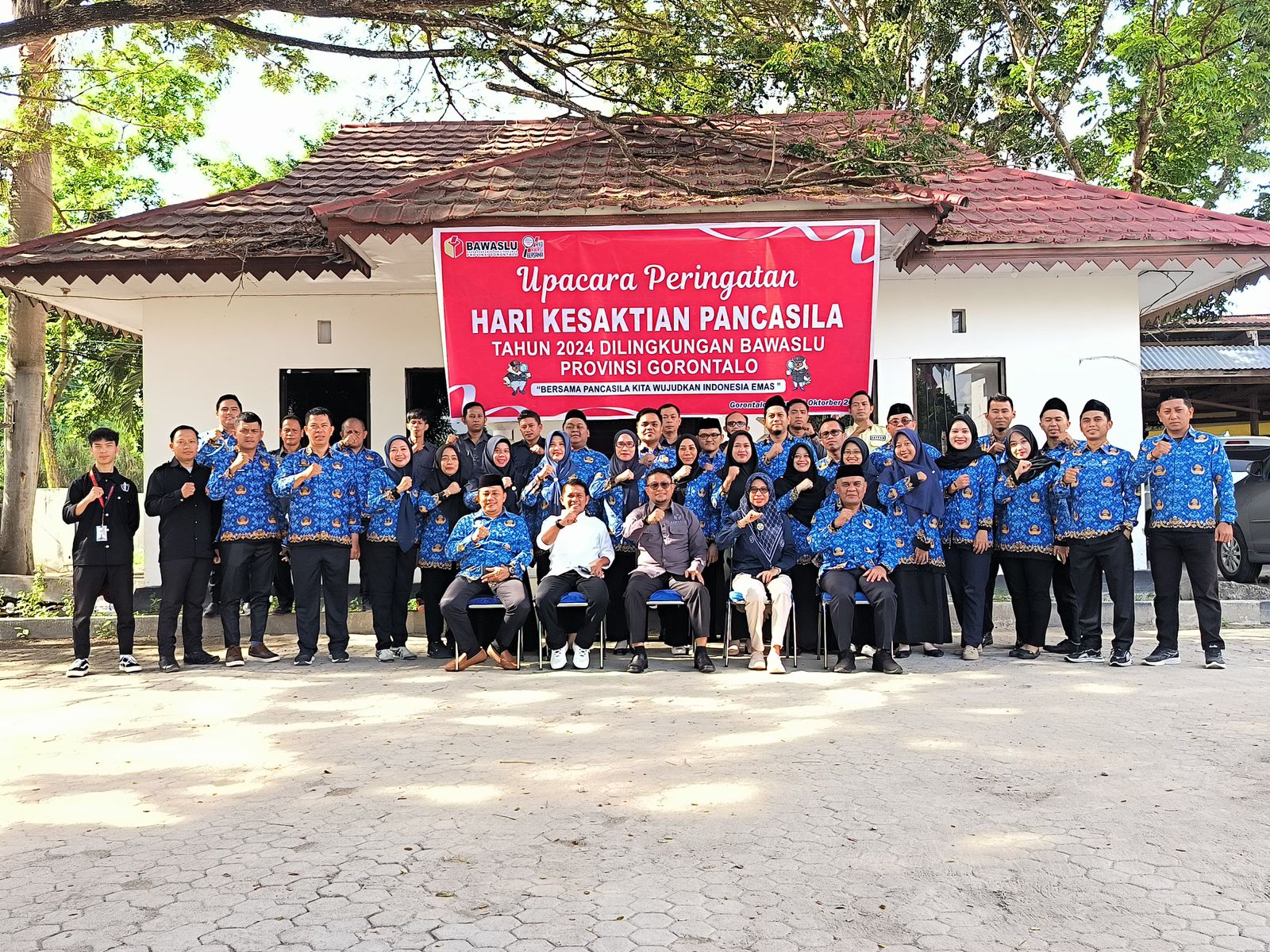 Bawaslu Provinsi Gorontalo Gelar Upacara Hari Kesaktian Pancasila, Idris Usuli Tekankan Pentingnya Nilai Pancasila dalam Demokrasi