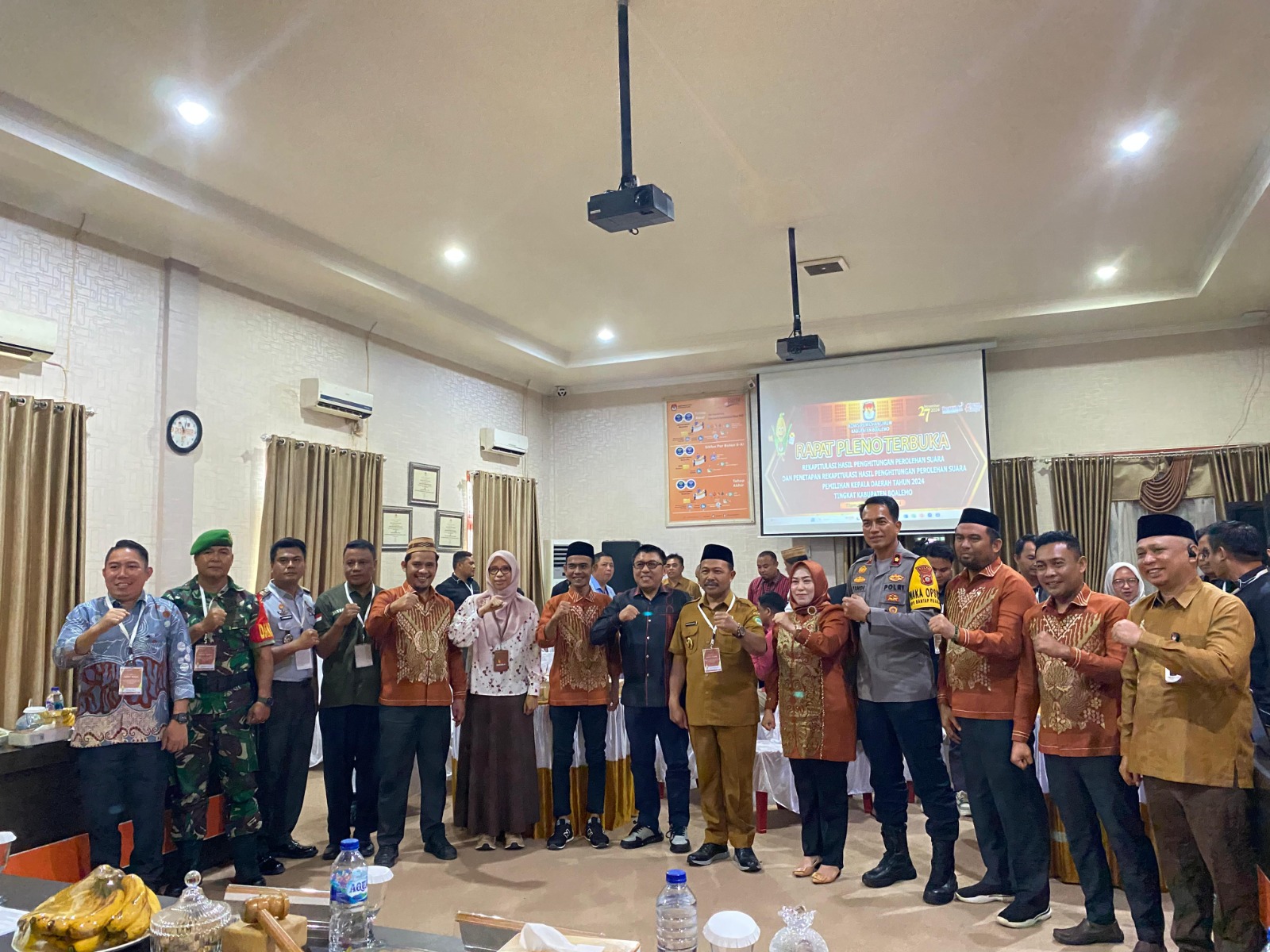 Pastikan Transparansi Hasil Pemilihan, Lismawy Ibrahim Lakukan Monitoring Pengawasan Rekapitulasi tingkat Kabupaten Pilkada di Boalemo