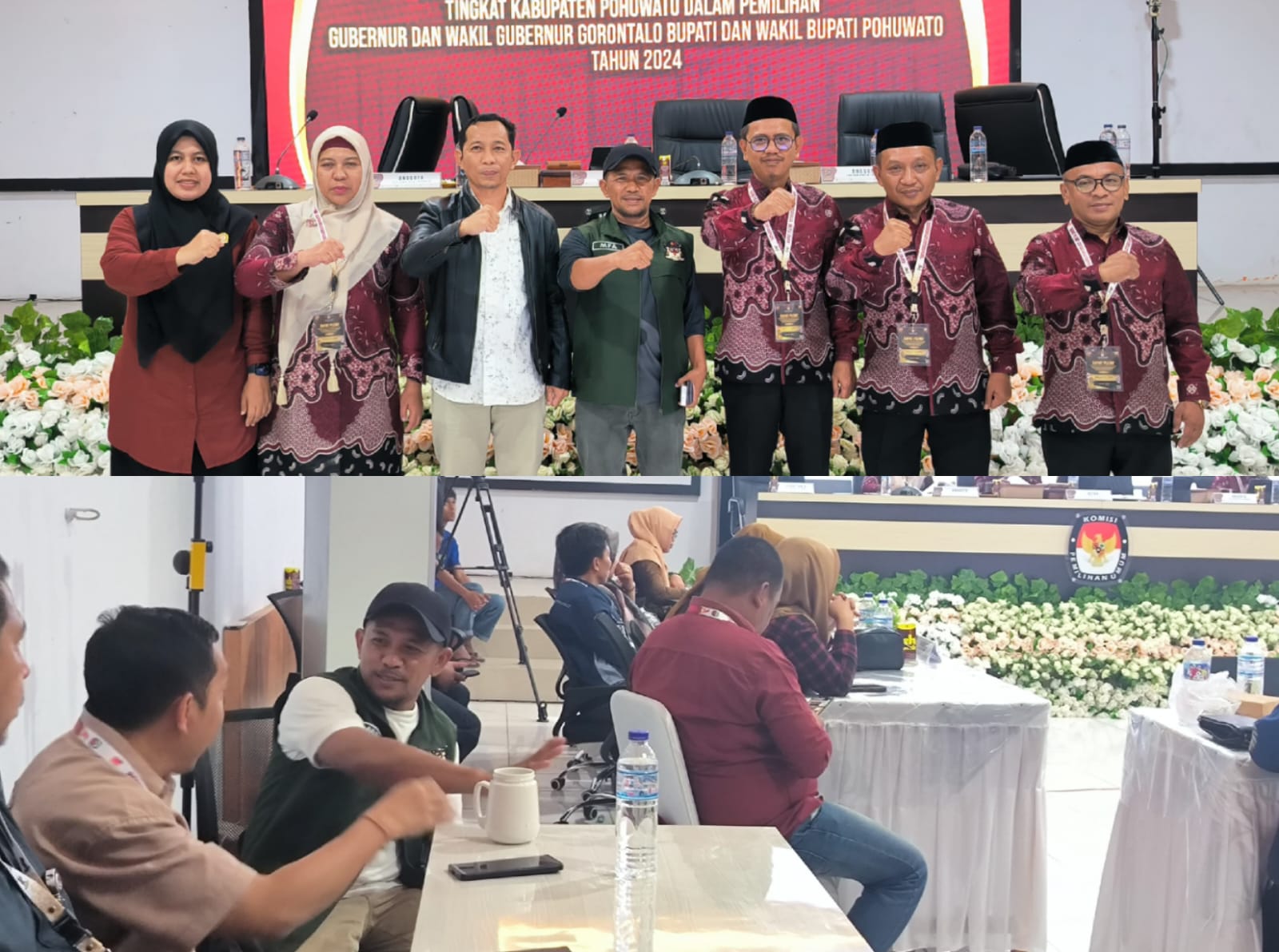 Moh. Fadjri Arsyad Pantau Rekapitulasi Suara Tingkat Kabupaten Pohuwato