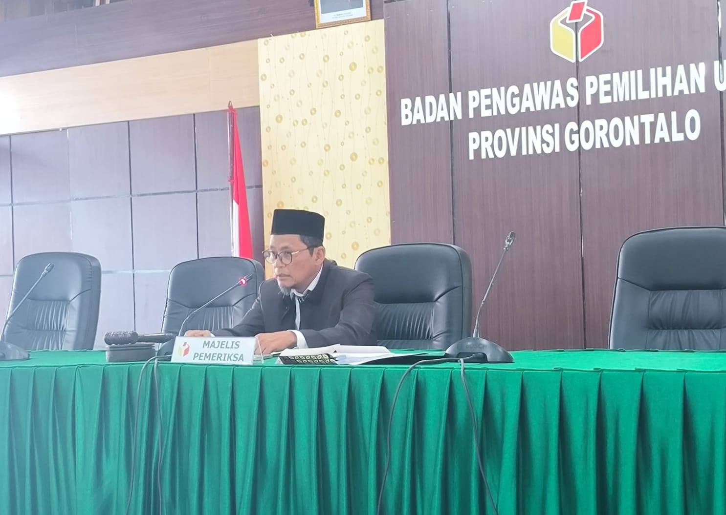 Bawaslu Provinsi Gorontalo Gelar Sidang Pembacaan Putusan Pendahuluan Laporan Pelanggaran Administrasi Pilkada 2024