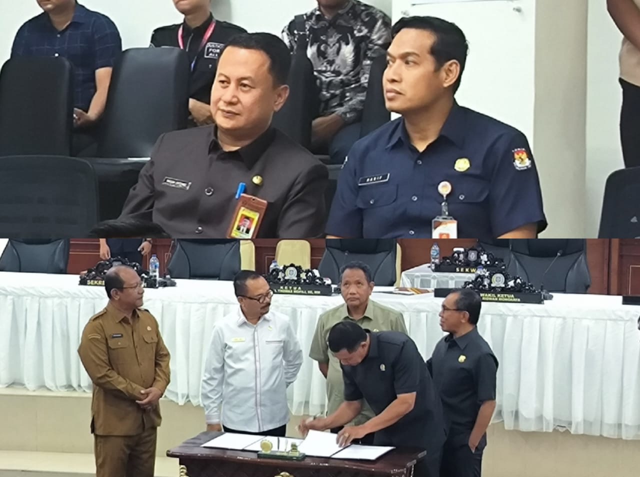 Nikson Entengo Hadiri Rapat Paripurna Penetapan Gubernur dan Wakil Gubernur Terpilih 2025-2030