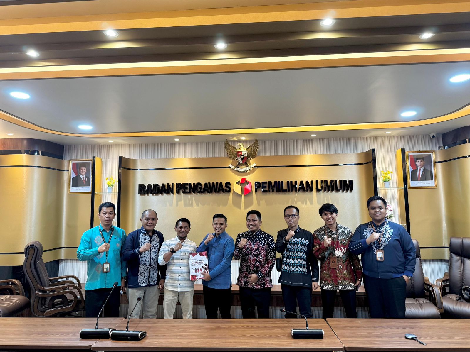 Bawaslu Provinsi Gorontalo Sampaikan Laporan Akhir Pengawasan Pemilihan 2024 ke Bawaslu RI