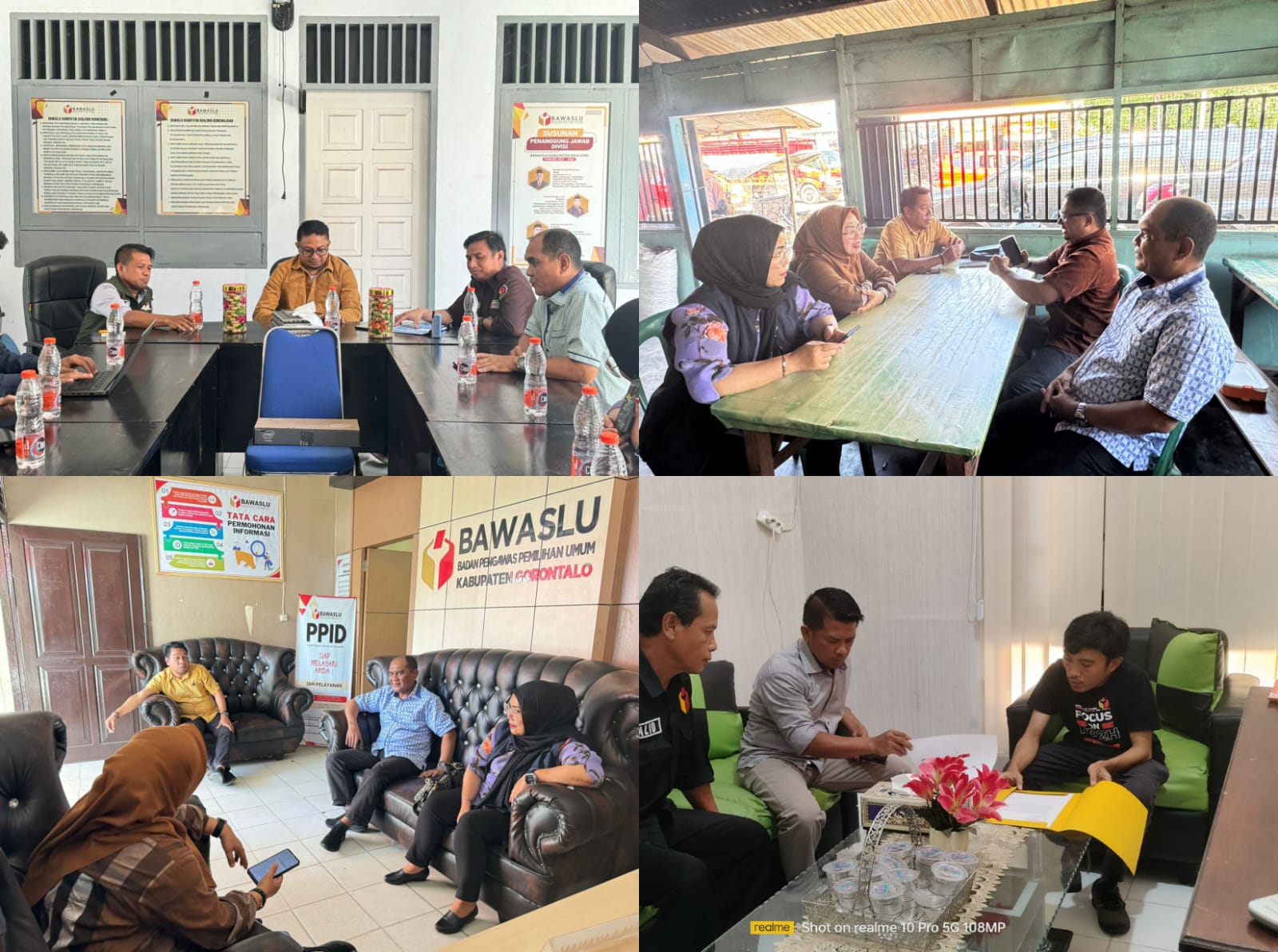 Bawaslu Provinsi Gorontalo Lakukan Supervisi dan Monitoring Penyusunan Laporan PPID 2024