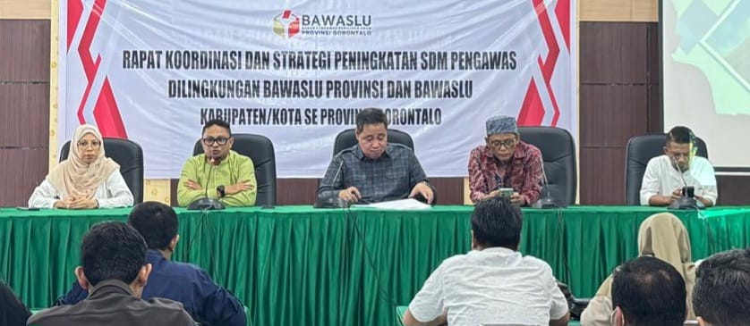 Bawaslu Provinsi Gorontalo Gelar Rapat Konsolidasi Kesiapan SDM untuk PSU 2024