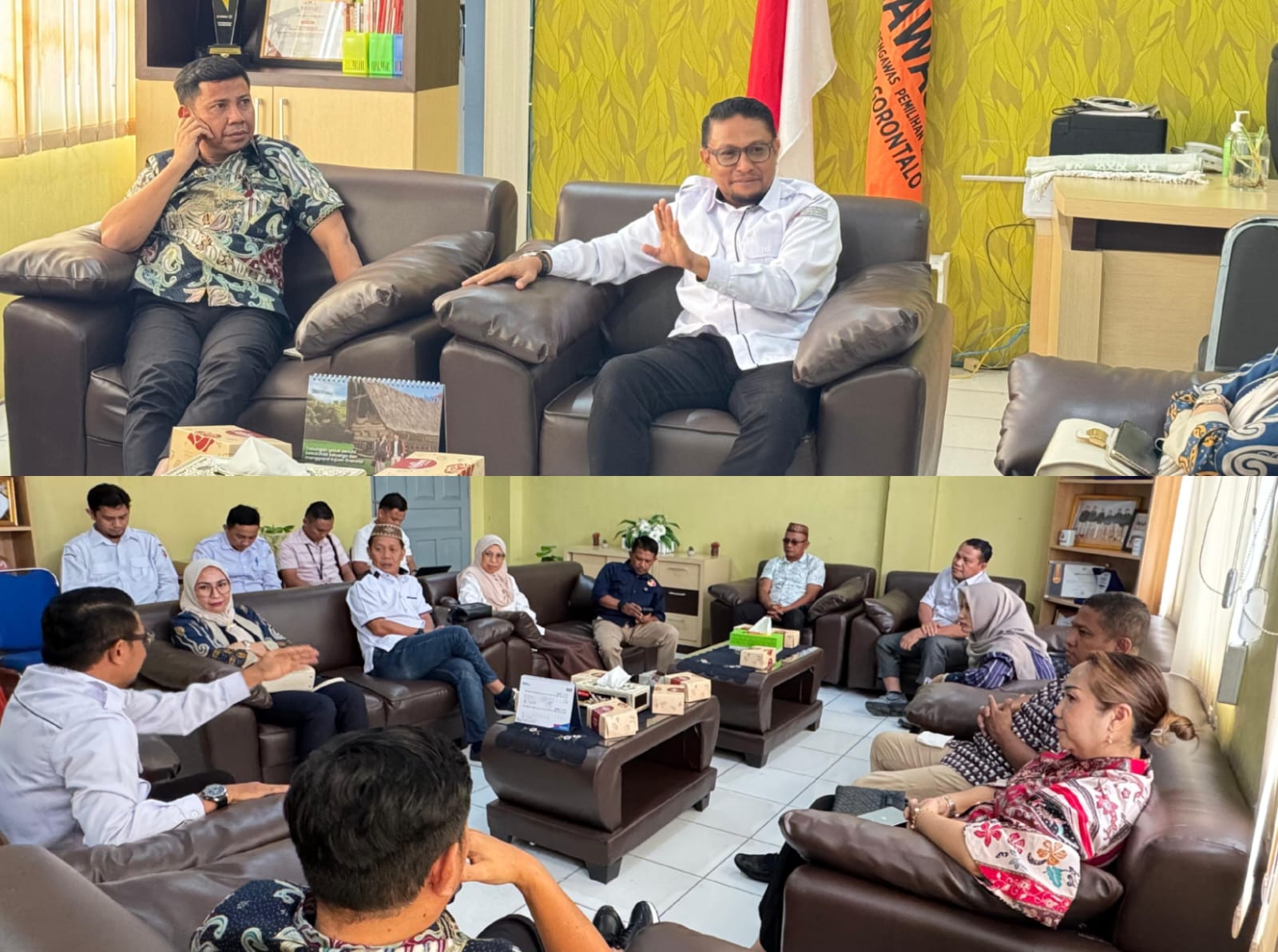 Bawaslu Provinsi Gorontalo Terima Kunjungan DPRD Gorontalo Utara Bahas Tindak Lanjut Penetapan KPU Pasca Putusan MK