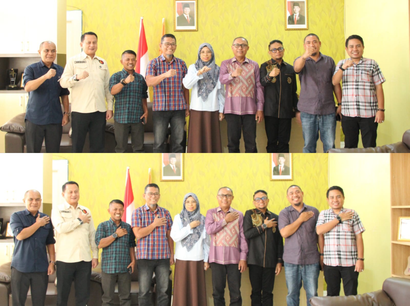 Bahas Pemutakhiran Data Pemilih Berkelanjutan, Bawaslu Provinsi Gorontalo Terima Kunjungan KPU