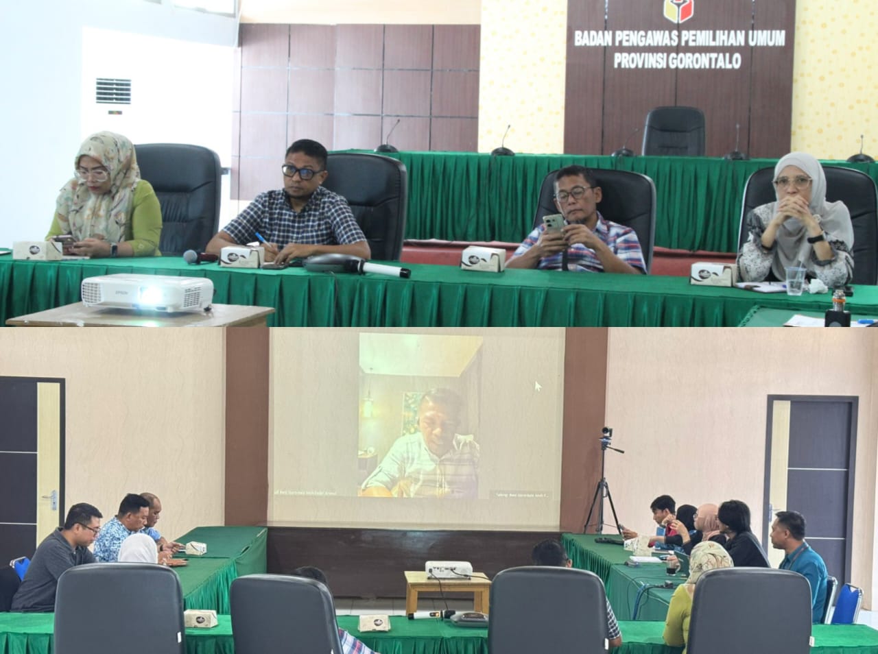 Bawaslu Provinsi Gorontalo Gelar Rapat Koordinasi Evaluasi Program dan Kerja-kerja Bawaslu Kabupaten/Kota