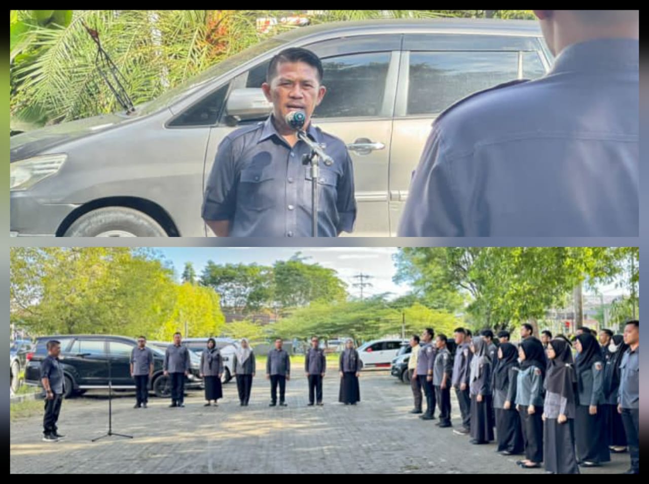 Pimpin Apel Rutin, Moh. Fadjri Arsyad Tegaskan Disiplin dan Sampaikan Keputusan MK