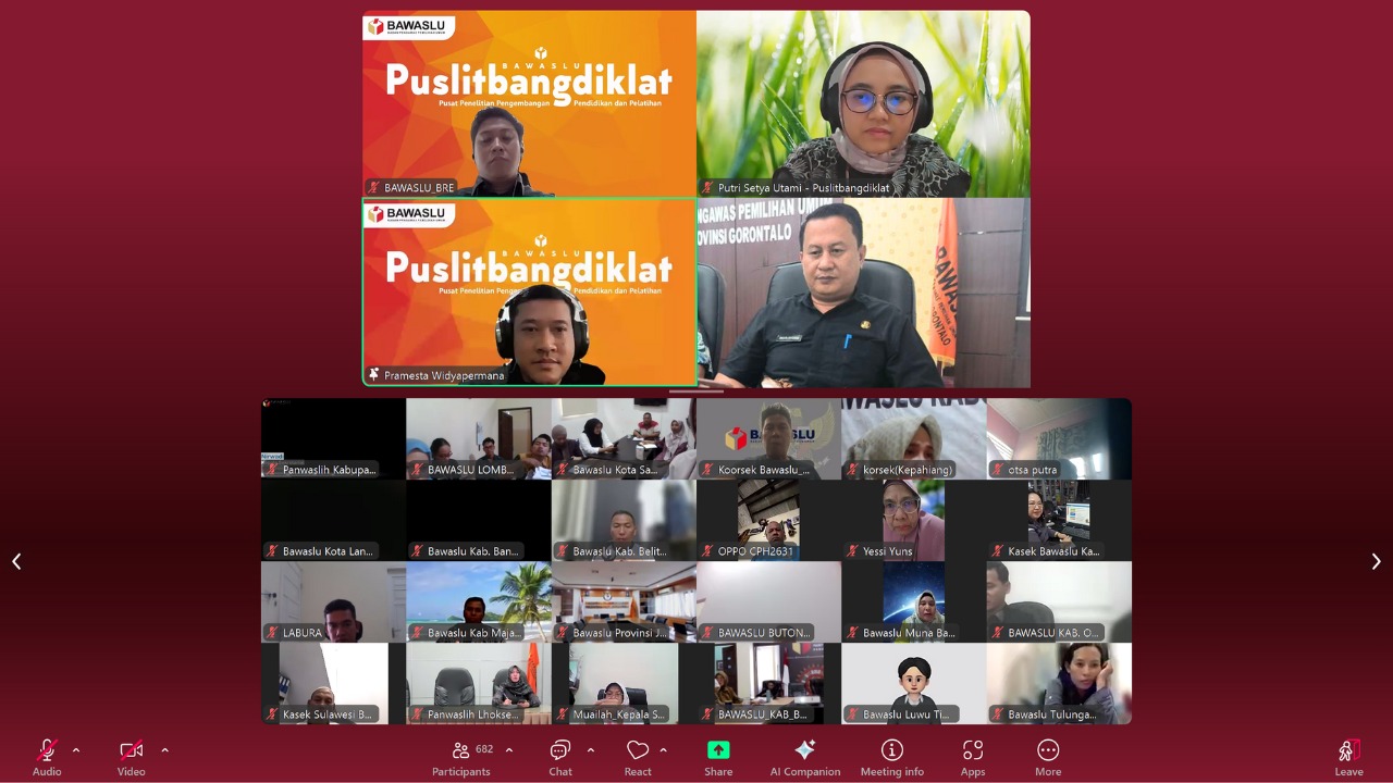 Nikson Entengo Ungkap Kesiapan Bawaslu Gorontalo di Rapat Persiapan Latsar CPNS dan Orientasi PPPK 2025