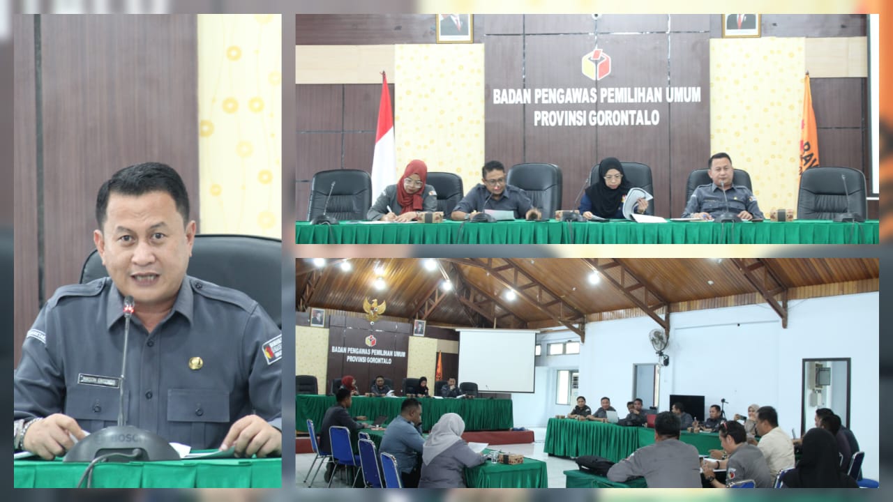 Nikson Entengo Pastikan Kesiapan Kegiatan Kelembagaan Bawaslu Bersama Mitra Kerja