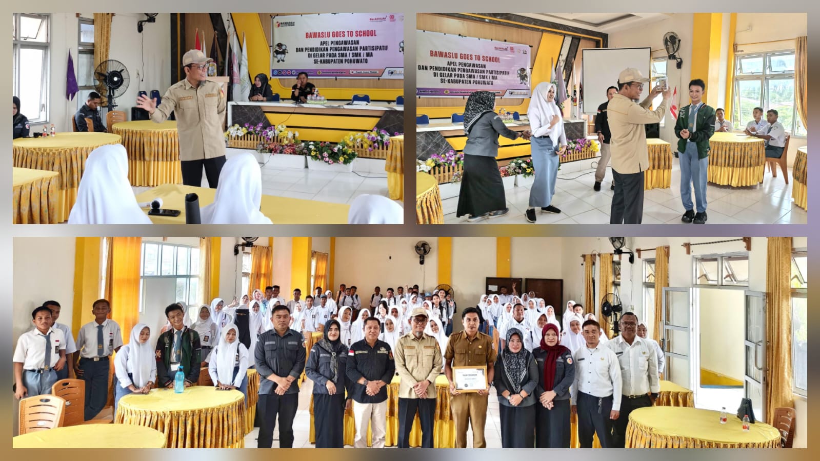 John Hendri Purba Tanamkan Nilai-Nilai Demokrasi pada Siswa SMA Negeri 1 Marisa