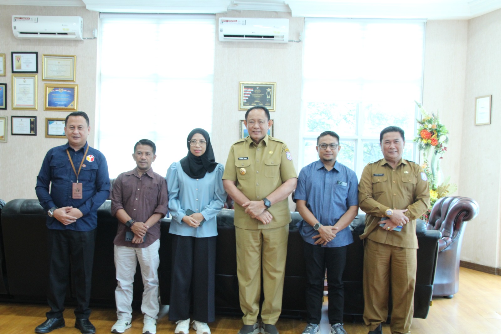 Bawaslu Provinsi Gorontalo Audiensi dengan Gubernur Bahas Perpanjangan Pinjam Pakai Gedung