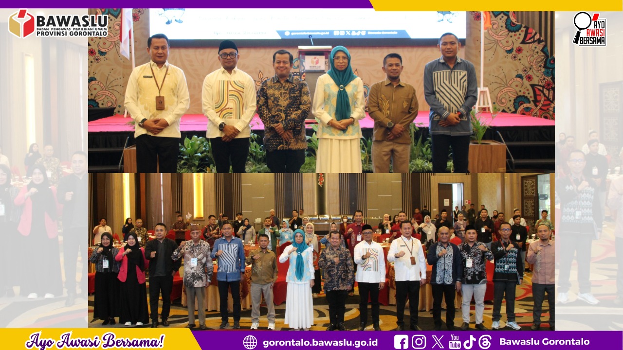 Bawaslu Provinsi Gorontalo Gelar Penguatan Kelembagaan Bersama Mitra Kerja, Teguhkan Integritas Menuju Pemilu Berkeadilan