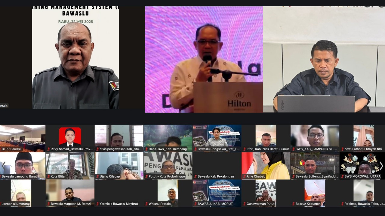 Perkuat Pengawasan, Moh Fadjri Arsyad Hadiri Rakor Evaluasi Data Pemilih