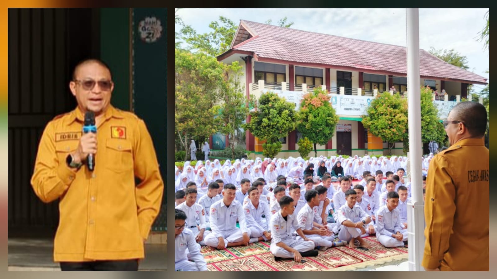 Sosialisasi di MAN 1 Kota Gorontalo, Idris Usuli Ajak Pemilih Pemula Jadi Garda Demokrasi