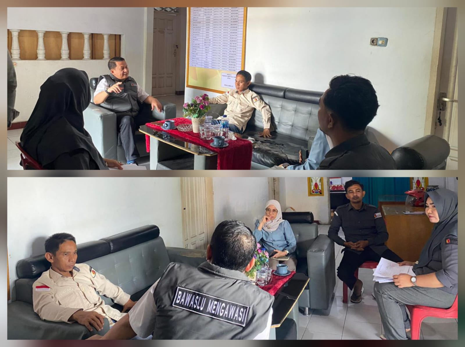 Bawaslu Provinsi Gorontalo Monitoring Pengawasan Coklit Terbatas di Gorontalo Utara