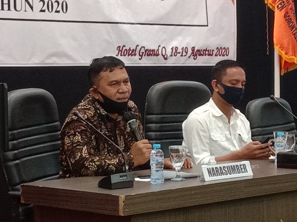 Peningkatan Kapasitas , Ahmad bekali Panwascam materi  Penyelesaian Sengketa Cepat.