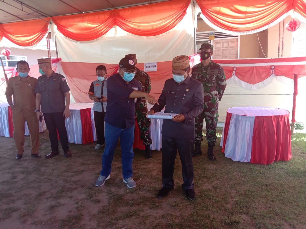 Idris Usuli tinjau TPS bersama Forkopimda .