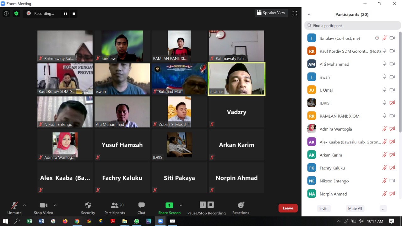 Tahapan Pilkada Dilanjutkan, Panwas Adhoc Segera Diaktifkan.