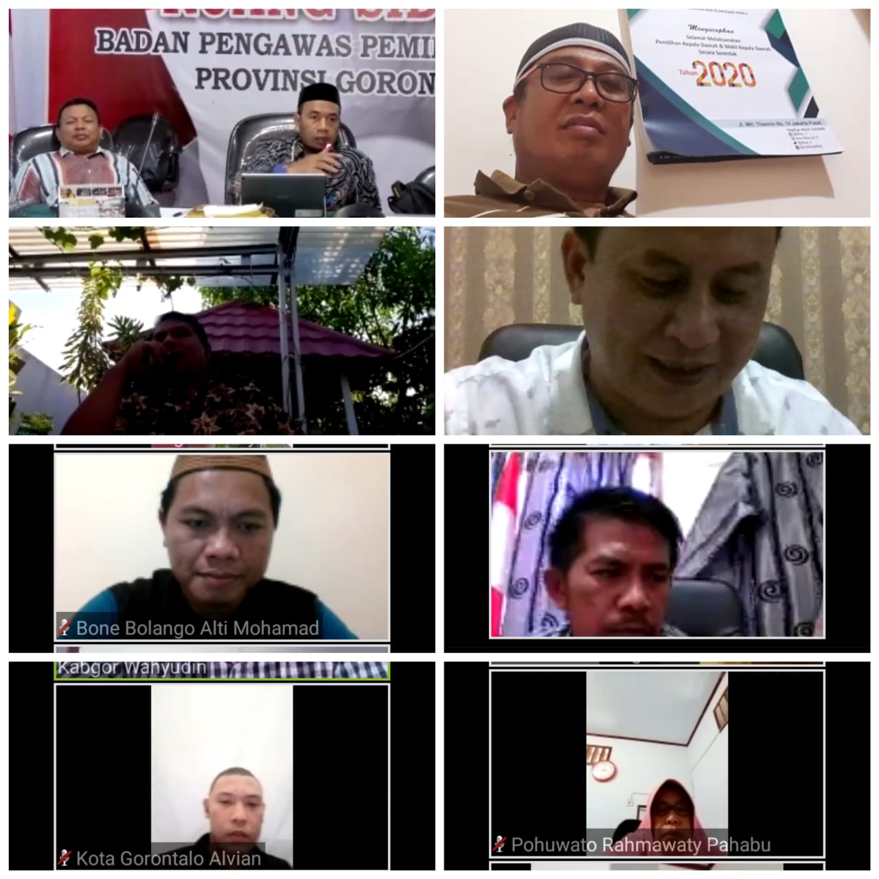 Tindaklanjuti Hasil â€œVidconâ€ Bawaslu Provinsi Gorontalo Gelar Rapat Bersama