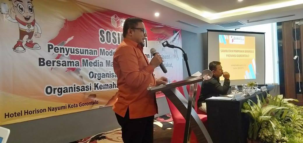 Bawaslu provinsi gorontalo gelar sosialisasi penyusunan model pengawasan partisipatif