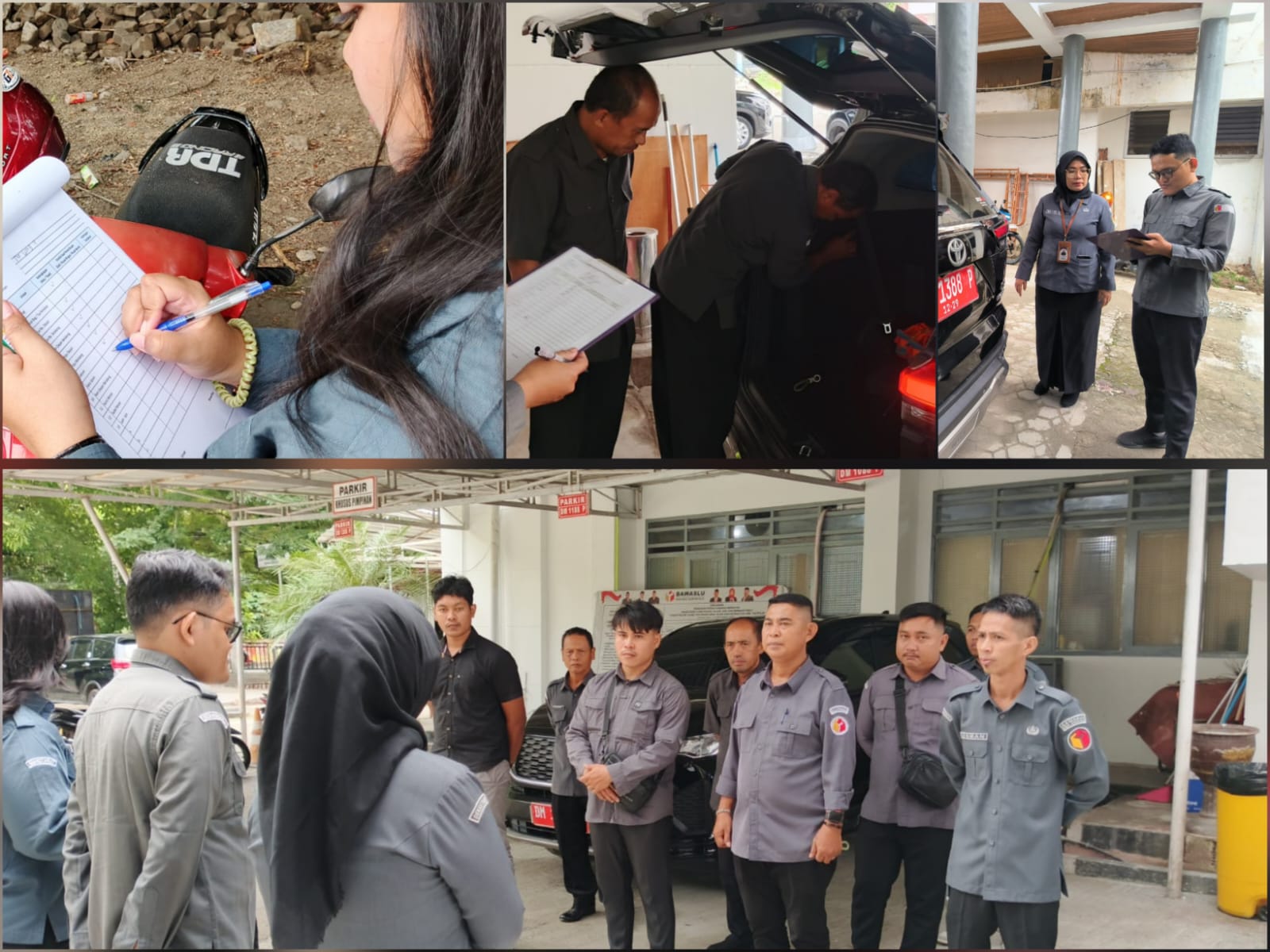 Apel Barang Milik Negara (BMN) yang dirangkaikan dengan pengecekan fisik dan kondisi BMN di lingkungan Bawaslu Provinsi Gorontalo, Senin (05/01/2026)