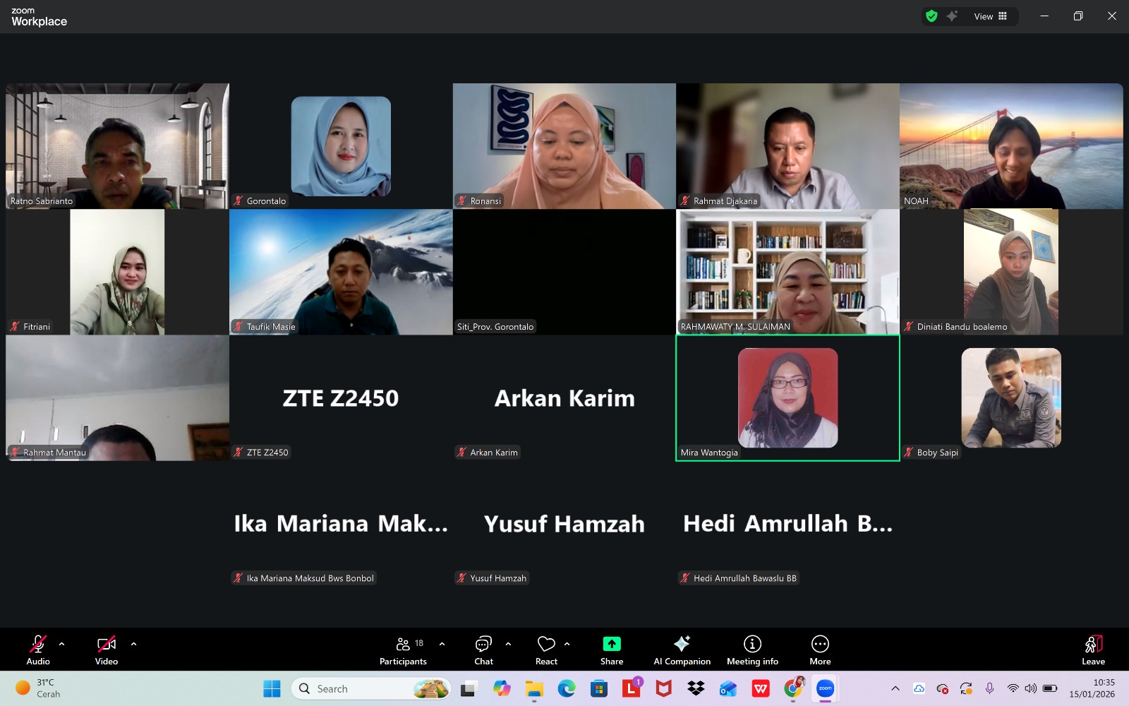 Rakor Proyeksi Jafung