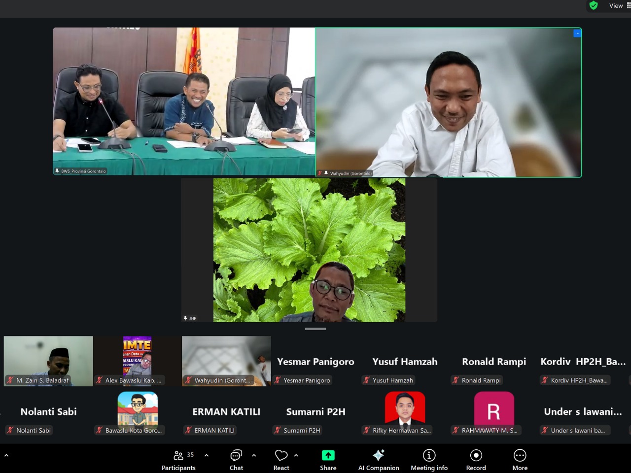 Rakor Evaluasi PDPB