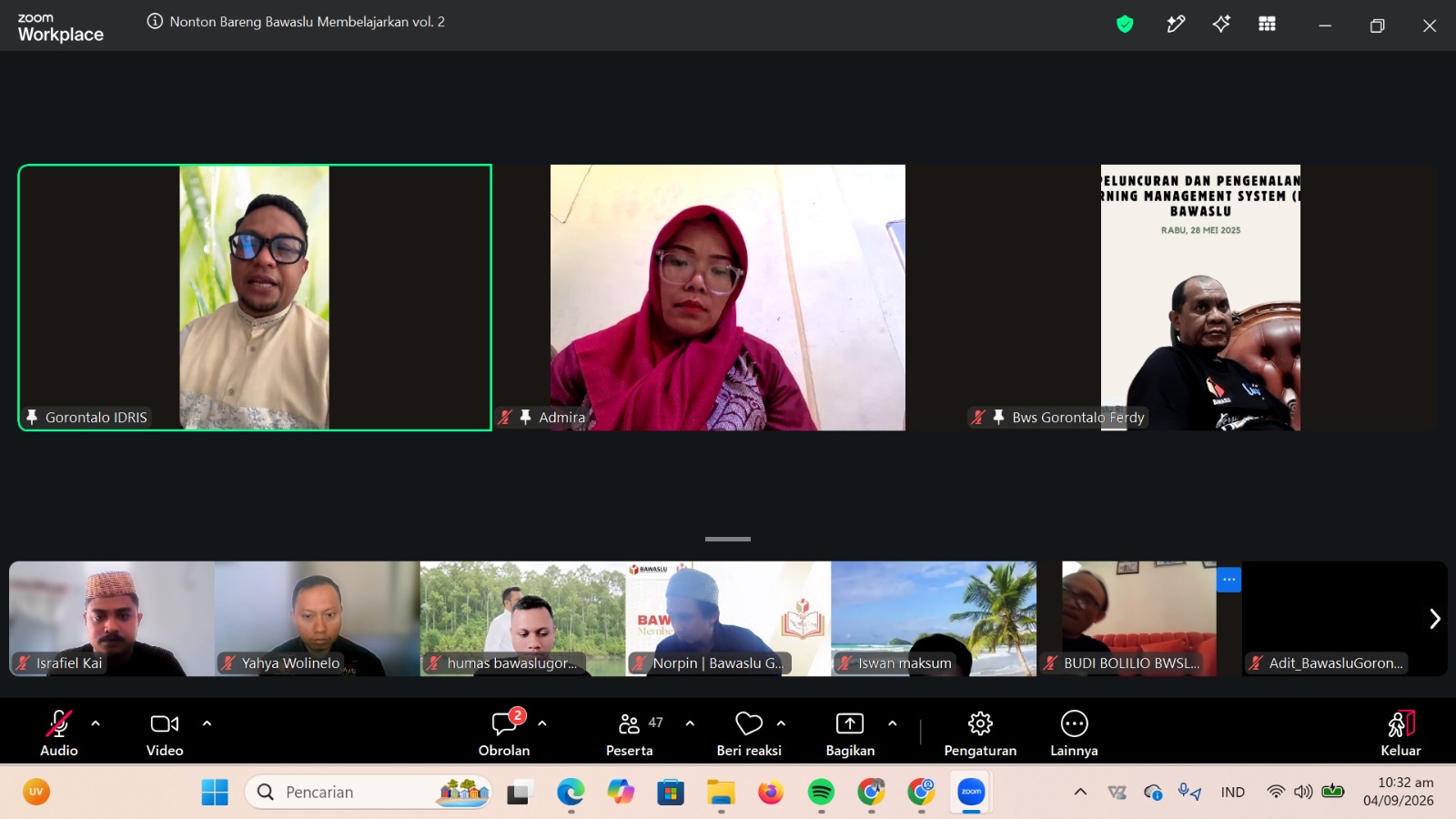 Bawaslu Membelajarkan
