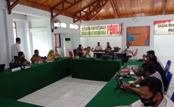 Koordinasi Tahapan Pilkada, Pimpinan Bawaslu terima kunjungan KPU.