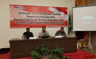 Ahmad Abdullah Dorong Sekretariat Bawaslu Kab/Kota Kerja Profesional, akuntabel, efisien.