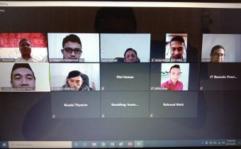 Diskusi Daring  Penegakkan Hukum Pilkada siap dilaksanakan.