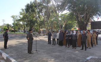 Jaga Semangat Kerja, Sekretariat Bawaslu Provinsi Gorontalo Rutin Gelar Apel Pagi