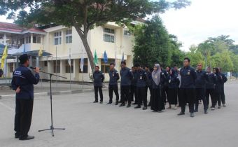 Ketua Bawaslu Provinsi Gorontalo Berikan Arahan Pada Saat Apel