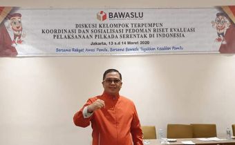Hadiri Sosialisasi Pedoman Riset Evaluasi Pilkada, Kordiv Rahmad ; â€œ Bawaslu Provinsi Gorontalo siap Berkontribusiâ€