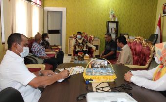 Bawaslu Provinsi Gorontalo Menerima Kunjungan KI Daerah Gorontalo; J. Umar, Kunjungan KI Sangat Penting bagi Bawaslu