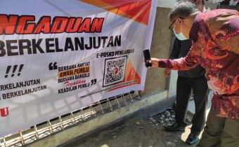 Rahmad Katon Mohi : Koordiv Pengawasan Hadir Langsung Dalam Launching Posko Aduan Data Pemilih Berkelanjutan Di Kabupaten Pohuwato