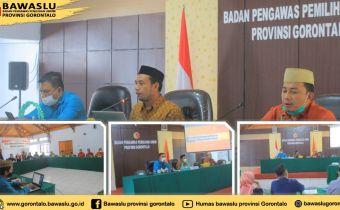 Bawaslu Provinsi Gorontalo Gelar Rakor Pengelolaan Barang Dugaan Pelanggaran Pemilu/Pemilihan