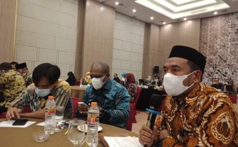 Bawaslu Provinsi Gorontalo Hadiri Sosialisasi Pembentukan Unit Kerja Mandiri Bawaslu Kabupaten/Kota.