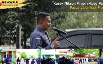 Apel Perdana Pasca Idul Fitri, Nikson Berlakukan Absensi Digital