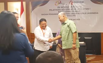Ikuti Pelatihan Ajudikator, Bawaslu Daerah Diminta Profesional Menegakan Hukum