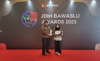 Bawaslu Provinsi Gorontalo Raih Pengelolaan JDIH Terbaik